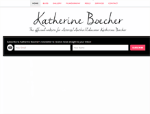 Tablet Screenshot of katherineboecher.com